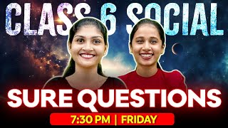 Class 6 Social Annual Exam | Sure Questions | Exam Winner Class 6