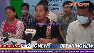 TSF, ROK PRESS MEET NI BISINGTWI, IPFT NI NETA HINJAKNAI AGHORE DEBBARMA NI KOKNO PHIROK KHA TSF ROK