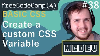 #38 Create a custom CSS Variable | Basic CSS | Solution + Overview