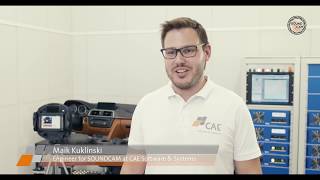 SoundCam in the automotive industry - imaging BSR and NVH