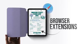How to Use Browser Extensions on iPad (tutorial)
