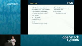OpenStack at FICO: Lessons Learned Over the Last 12 Months