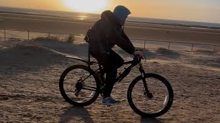 1000w 48V Electric Bike Vs Sand Beach…