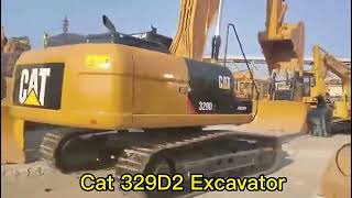 Used Caterpillar 329d Hydraulic Excavator Stable Performance Cat 329d2 Construction Machinery