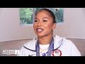 suni lee reveals superstition about jordan chiles doing her olympics hair