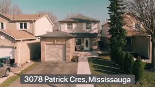 3078 Patrick Cres, Mississauga