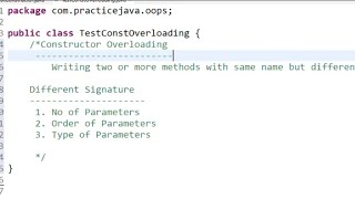 Constructor Overloading -1 | Java Basics 22 | Java in Telugu | Java OOPs Concepts 12