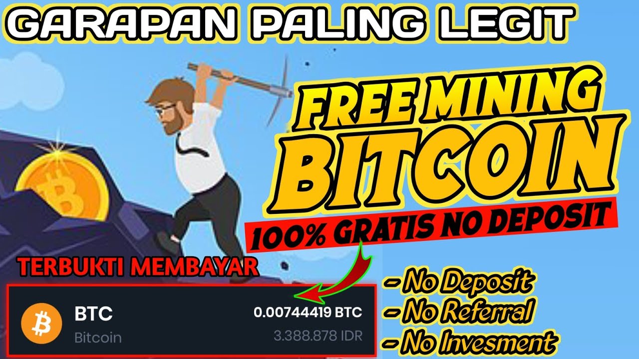 LEGITNYA GADA LAWAN!! SITUS MINING BITCOIN GRATIS TERBUKTI MEMBAYAR ...