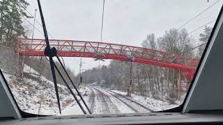 Pendeltåg Västerhaninge - Bålsta #pendel #järnväg #railways #cabview #traindriver