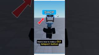GUI Teleport Button in 30 seconds! #roblox #scripting #robloxstudio #foryou