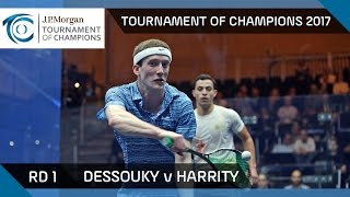 Squash: Dessouky v Harrity - Tournament of Champions 2017 Rd 1 Highlights