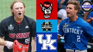 #10 NC State v #2 Kentucky (CRAZY GAME) | College World Series Opening Round | 2024 College Baseball