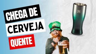 Gelada até o Último Gole! 🍺 Copo Stanley Pilsner Glass Happy Hour