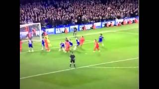 Thiago Silva Goal - Chelsea vs PSG 2-2 Champions League (11-03-2015)