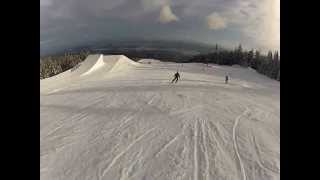 Skiing the Cut on Grouse Mountain