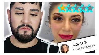 Worst Reviewed Makeup Artist! | PRO MUA reacts to Judy D