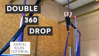 Double 360 Drop Aerial Silks | Telas Aéreas Caída Doble 360 Grados