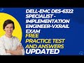 DELL EMC DES 6322 Specialist Implementation Engineer VxRail Exam Free Exam Practice Questions