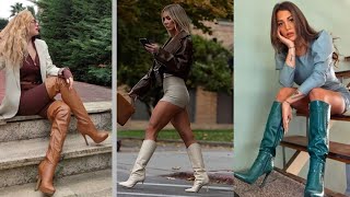 fantastic and fabulous collection of leather long High Heel boots