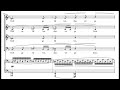 Nächtens  (J. Brahms) Score Animation