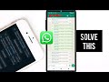 WhatsApp waiting for this message. this may take a while (quick fix)