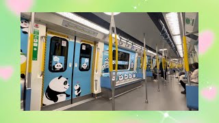 (搭熊貓列車去慶生) 港鐵南港島綫: S-Train (A501/A502)金鐘至海怡半島來回行車片段