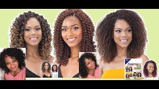 NEW FREETRESS GOGO CURL JUNIOR AND GOGO CURL 12 CROCHET BRAIDS COMPARED