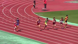 2021年　埼玉県高校　国体北部地区予選　男子A100ｍ決勝