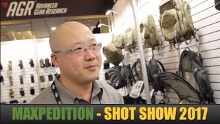 SHOT Show 2017: MAXPEDITION -- Advanced Gear Research Backpacks \u0026 EDC Bags