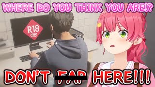 Miko is Shocked by Absurd Customers in Part-Time Game【hololive/Eng Sub】