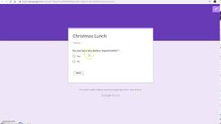 Conditional Forms (the basics) Using Google Forms