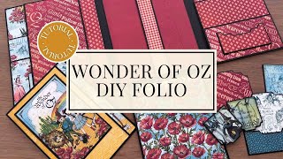 DIY Interactive Folio Mini Album | Wonder of Oz Paper Collection | Paul Ford