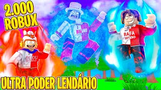 Comprei o ULTRA Poder LENDÁRIO na Fábrica de ULTRA PODER do Roblox🤩