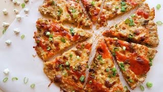 Buffalo Chicken Crust Pizza | Keto Recipe