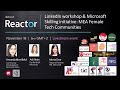 LinkedIn workshop & MS Skilling: MEA Female Tech Communities ​