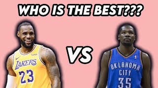 Lebron James vs Kevin Durant | Career Stats Comparison