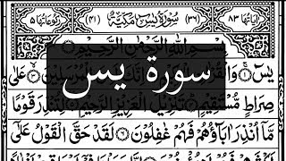 🏔 Beautiful Sura Yasin |Arabic Text | Ibrahim al jibreen