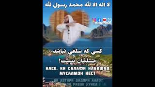 ببینید برادران بزگوارم این عالم سلفی را که می خواهد توهین بربالای علماي دين ما بکند  پس گوش کنین