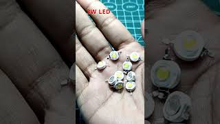 3W LED heatsink | useful idea using old LED strip | SMD LED heatsink #shorts