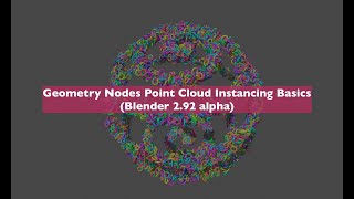 LIVENODING Geometry Nodes Point Cloud Instancing Basics