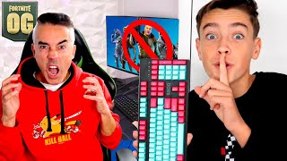 TROLEO A PACHETO CON TECLADO INALAMBRICO EN FORTNITE OG