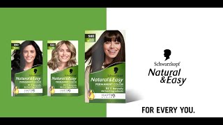 Natural \u0026 Easy - Naturligt farveresultat og ingredienser af naturlig oprindelse