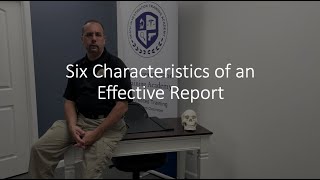 Six Characteristics of Effective Death Investigation Final Report