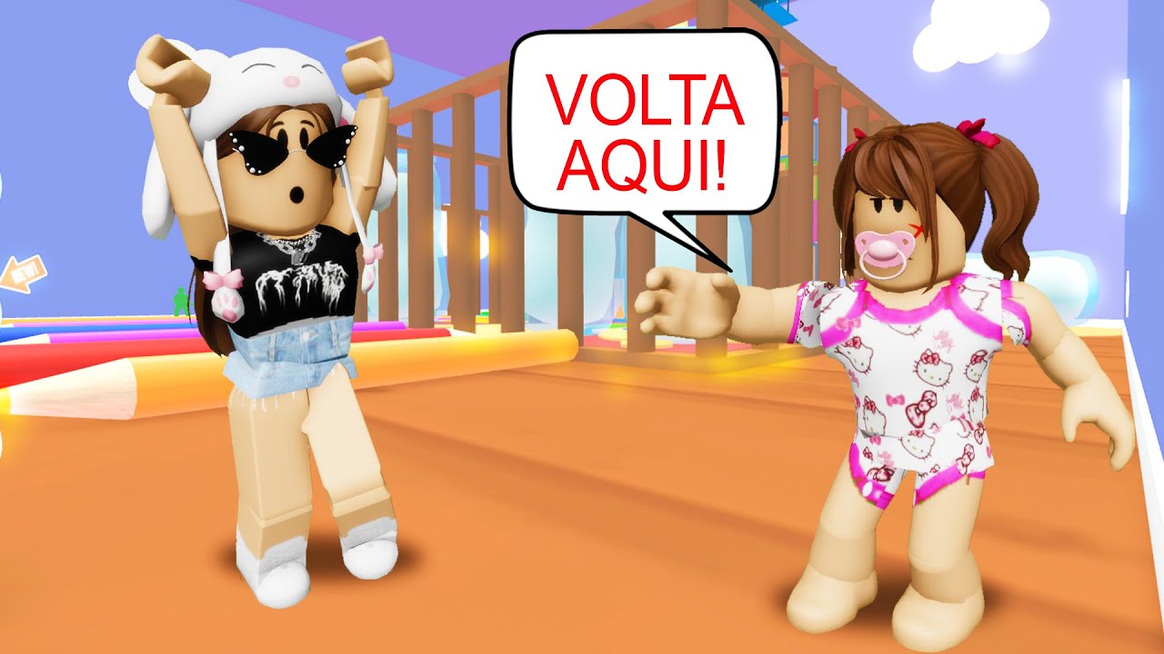 Escape Do Bebê Obby Youtube