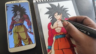 DRAW Your Own SUPER Saiyan 4 Goku