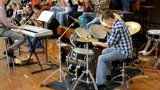 NP Pep Band plays Wipe Out