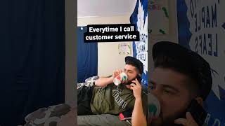 calling customer service be like #shortsvideo #funny #comedy #customerservice #facts #lmao