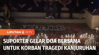 Suporter Sepak Bola di Tangerang Gelar Doa Bersama untuk Para Korban Tragedi Kanjuruhan | Liputan 6