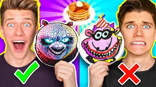 1000+ BEST Pancake Art Challenges!! *MUST SEE* How To Make Kung Fu Panda & Minec