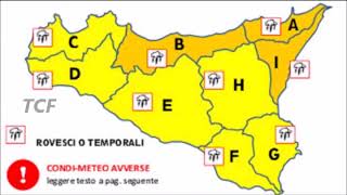 MALTEMPO DIRAMATA ALLERTA ARANCIONE